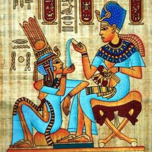 Art depicting the first exchange of helium